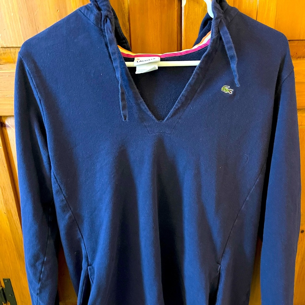 Lacoste hooded shirt